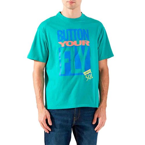 Playera Levis verde para caballero 87373-0359