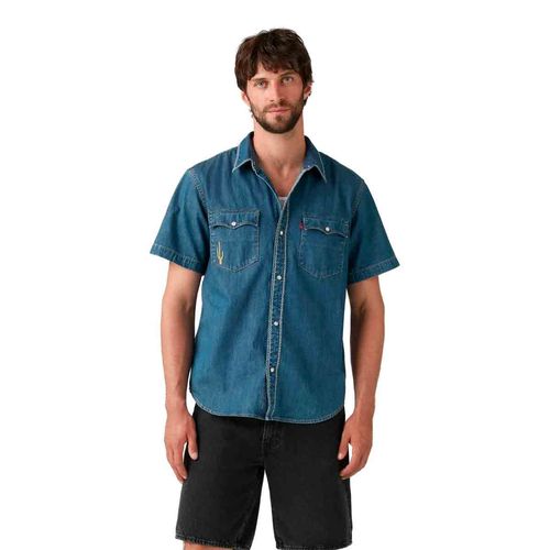 Camisa Levis para caballero azul a5722-0036