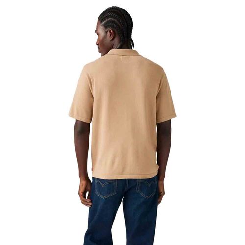 Playera tipo polo Levis café para caballero 0013i-0003
