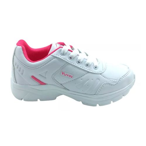 Tenis Yuyin casual para niño blanco 29371
