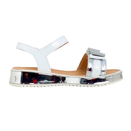 Sandalia Yuyin casual para niña blanco 25231