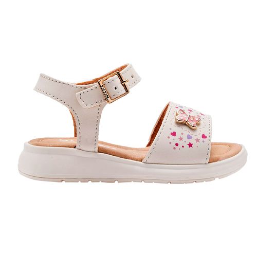 Sandalia Yuyin casual para niña gris 25095
