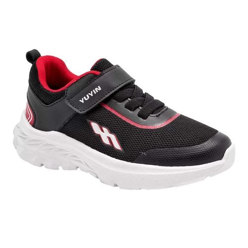 Tenis Yuyin casual juvenil negro 25250