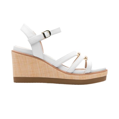 Sandalia Flexi casual para dama blanco 135601