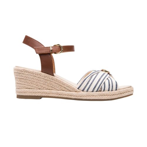 Sandalia Flexi casual para dama azul 135401