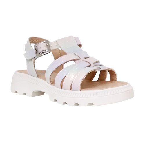 Sandalia Yuyin casual juvenil blanco 25213