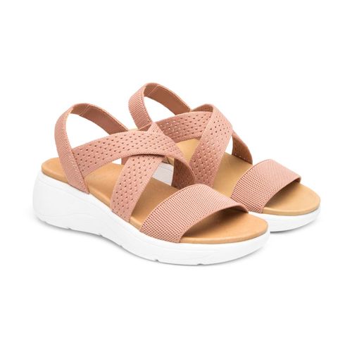 Sandalia Flexi casual para dama rosa 135102