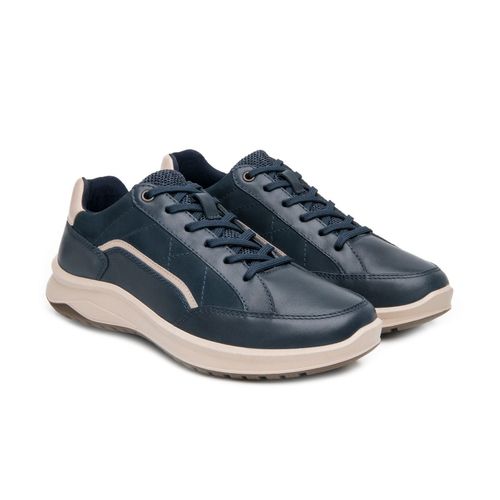 Tenis Flexi casual para caballero marino 419903