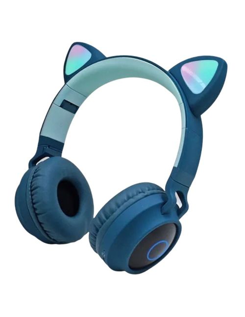 Audífonos diadema Gadgets & Fun orejas de gato azul