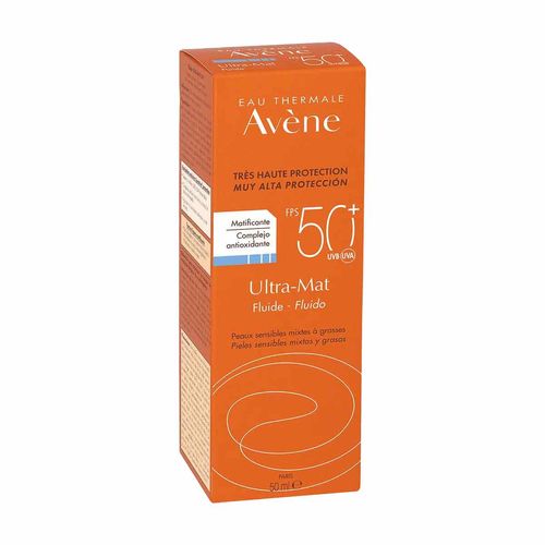 Bloqueador solar facial Avene ultra mat fluido AVE-SOLD0011