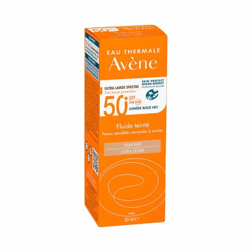 Bloqueador solar facial Avene fps 50+ con color AVE-SOLD0075