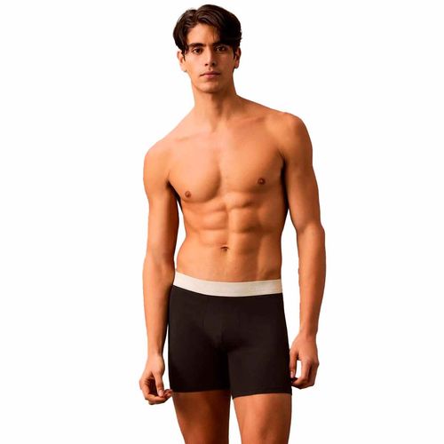 Set de bóxer Calvin Klein para caballero negro nb1770-921
