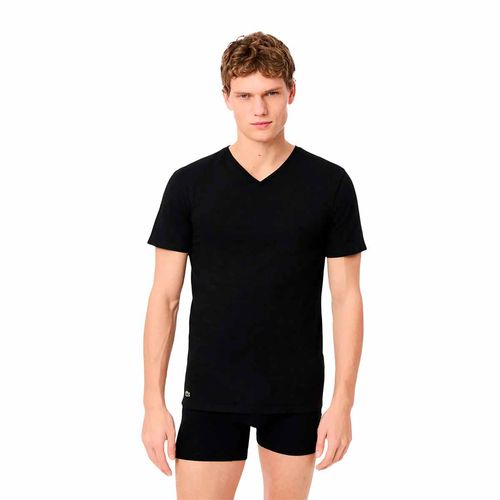 Set de playera Lacoste negro para caballero th9008_031