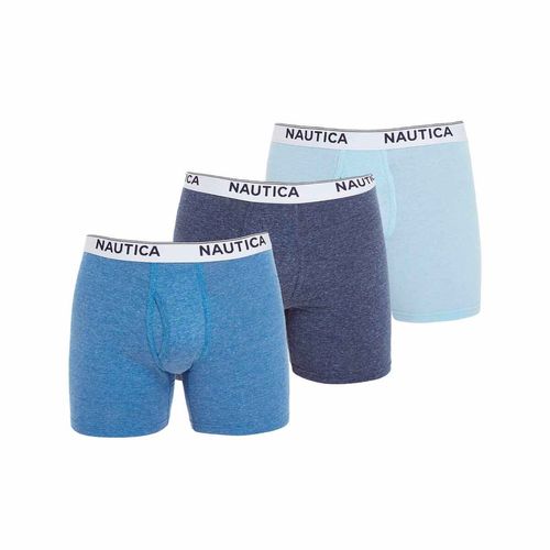Set de bóxer Nautica para caballero azul n62304