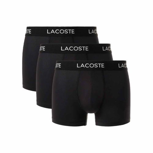 Set de bóxer Lacoste para caballero negro 5h9623-031