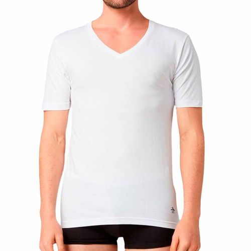 Set de playera interior Original Penguin para caballero blanco 21p400