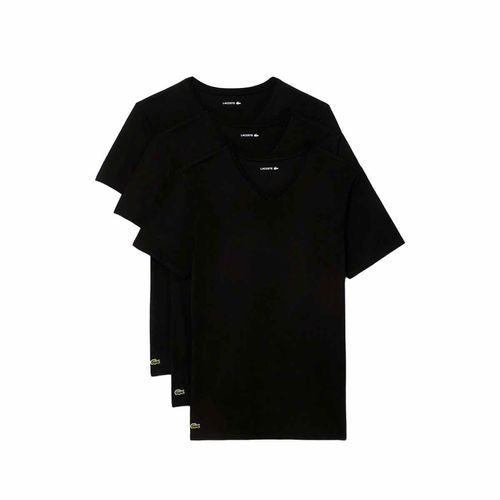 Set de playera interior Lacoste para caballero negro th9008_031