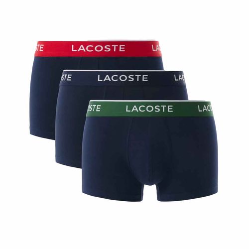 Set de bóxer Lacoste para caballero marino 5h1297-hy0
