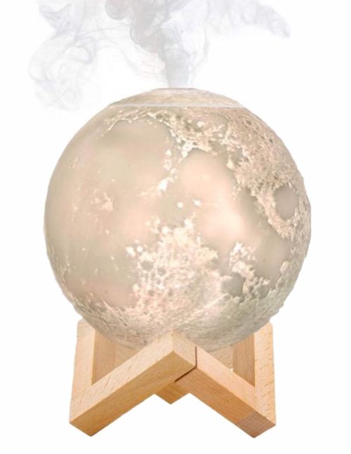 Humidificador Gadgets & Fun de luna 3d blanco