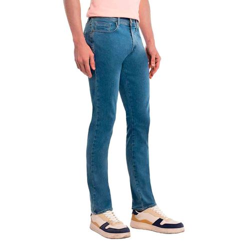 Pantalón de mezclilla Oggi Jeans azul para caballero iron