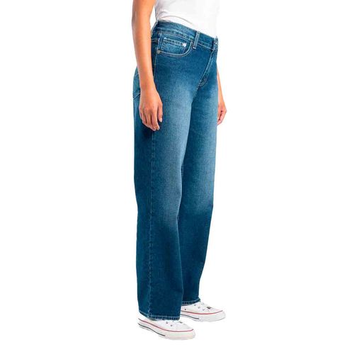 Pantalón de mezclilla Oggi Jeans azul para dama rebeca vintage