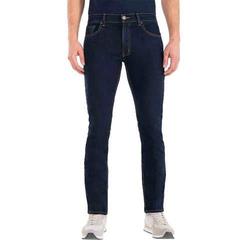 Pantalón de mezclilla Oggi Jeans azul para caballero iron bf row