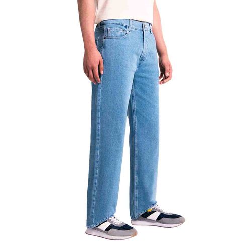 Pantalón de mezclilla Oggi Jeans azul para caballero leader