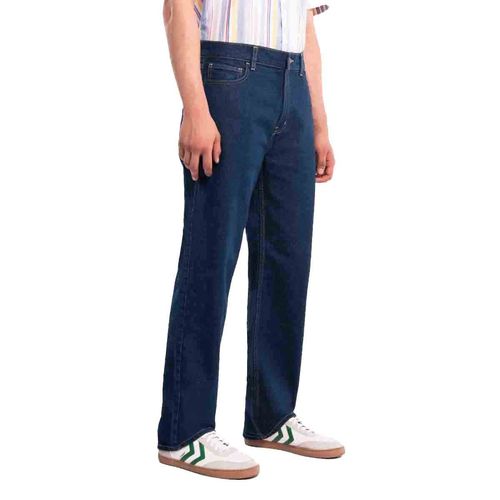 Pantalón de mezclilla Oggi Jeans azul para caballero leader