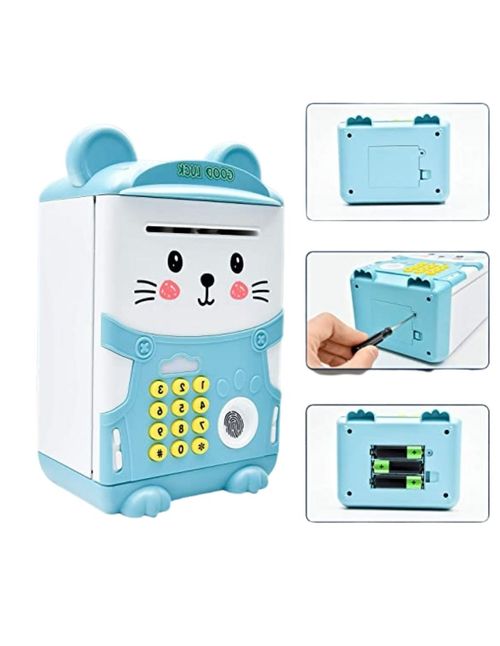 Alcancía para niños Gadgets & Fun caja fuerte azul