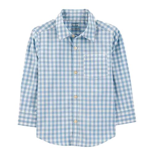 Camisa Carters azul para bebé 2s487210