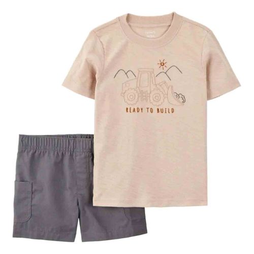 Conjunto Carters kaki para bebé 1s502010