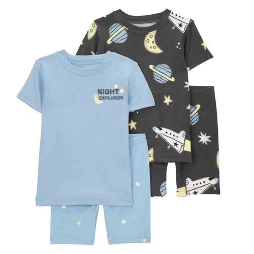 Set de pijama Carters multicolor para bebé 1s388510