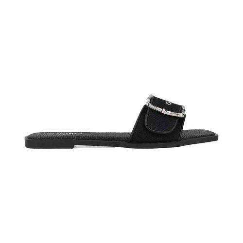 Sandalia de piso Capa De Ozono negro para dama 673201