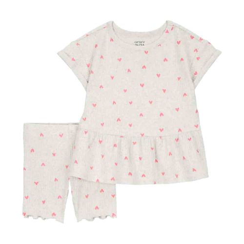 Conjunto Carters gris para bebé 1s403010