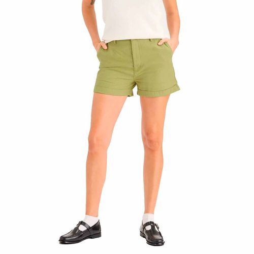 Short Dockers verde para dama a6995-0004
