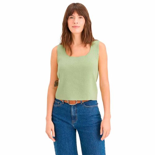 Blusa Dockers verde para dama 0014c-0001