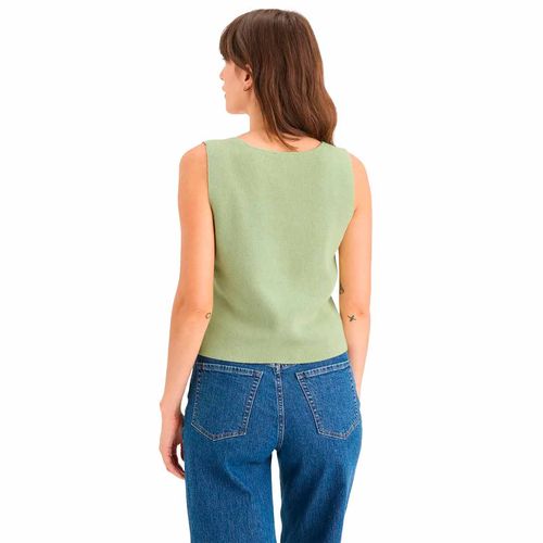 Blusa Dockers verde para dama 0014c-0001