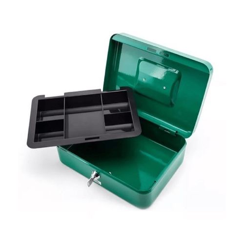 Caja para dinero metálica Adir verde 323