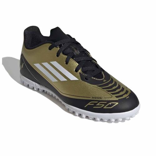 Tenis de fútbol Adidas dorado para joven IG9297