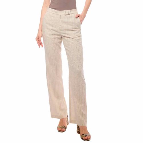 Pantalón Foleys beige para dama 125142
