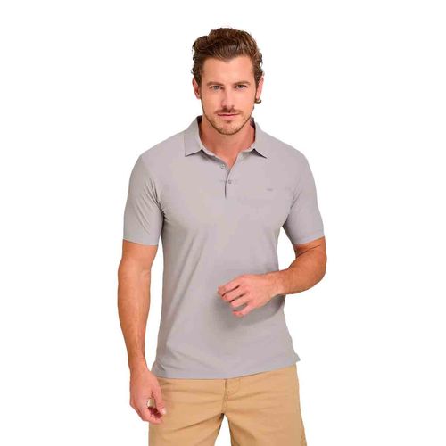 Playera tipo polo Porto Blanco para caballero gris ple-2449