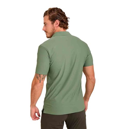 Playera tipo polo Porto Blanco para caballero verde ple-2448
