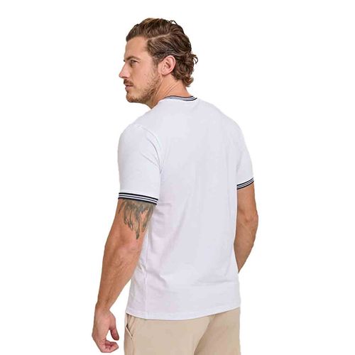Playera Porto Blanco para caballero blanco tr-02