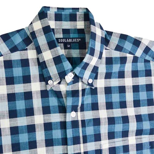 Camisa Soul And Blues para caballero marino c2033