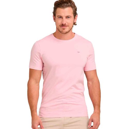 Playera Porto Blanco para caballero rosa tbasic-53