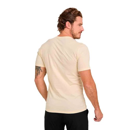 Playera Porto Blanco amarillo para caballero  tbasic-52
