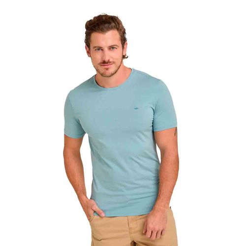 Playera Porto Blanco para caballero azul tbasic-51