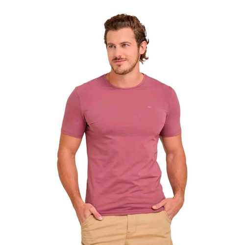 Playera Porto Blanco para caballero morado tbasic-54