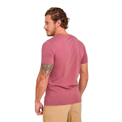 Playera Porto Blanco para caballero morado tbasic-54