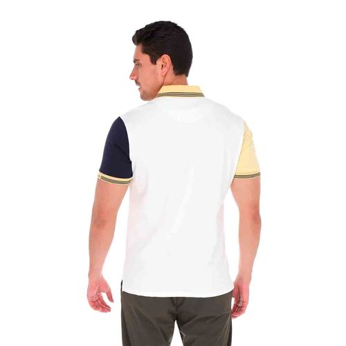 Playera tipo polo Porto Blanco para caballero blanco ple-2497